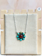 Amber, Turquoise & Crystal Necklaces-Necklaces-Krush Kandy, Women's Online Fashion Boutique Located in Phoenix, Arizona (Scottsdale Area)