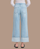 Skyline Cuffed Super High Rise Baggy Wide Jeans-Denim-Krush Kandy, Women's Online Fashion Boutique Located in Phoenix, Arizona (Scottsdale Area)