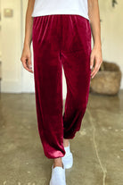 FAM-FAM Pocketed Elastic Waist Joggers-Pants-Krush Kandy, Women's Online Fashion Boutique Located in Phoenix, Arizona (Scottsdale Area)