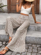 Printed Wide Leg Pants-Pants-Krush Kandy, Women's Online Fashion Boutique Located in Phoenix, Arizona (Scottsdale Area)