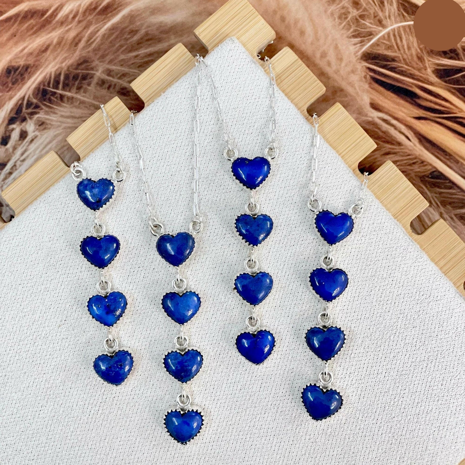 Falling For You Heart Stone Necklace-Necklaces-Krush Kandy, Women's Online Fashion Boutique Located in Phoenix, Arizona (Scottsdale Area)