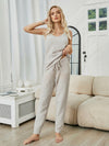 Fuzzy V-Neck Cami and Pants Lounge Set-Pants-Krush Kandy, Women's Online Fashion Boutique Located in Phoenix, Arizona (Scottsdale Area)