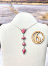 Thulite Slab Cluster Necklaces-Necklaces-Krush Kandy, Women's Online Fashion Boutique Located in Phoenix, Arizona (Scottsdale Area)