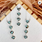 Falling For You Heart Stone Necklace-Necklaces-Krush Kandy, Women's Online Fashion Boutique Located in Phoenix, Arizona (Scottsdale Area)