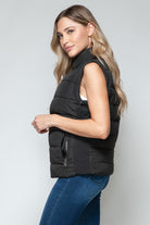 Snobbish Zip Up Turtleneck Vest with Pockets-Krush Kandy, Women's Online Fashion Boutique Located in Phoenix, Arizona (Scottsdale Area)