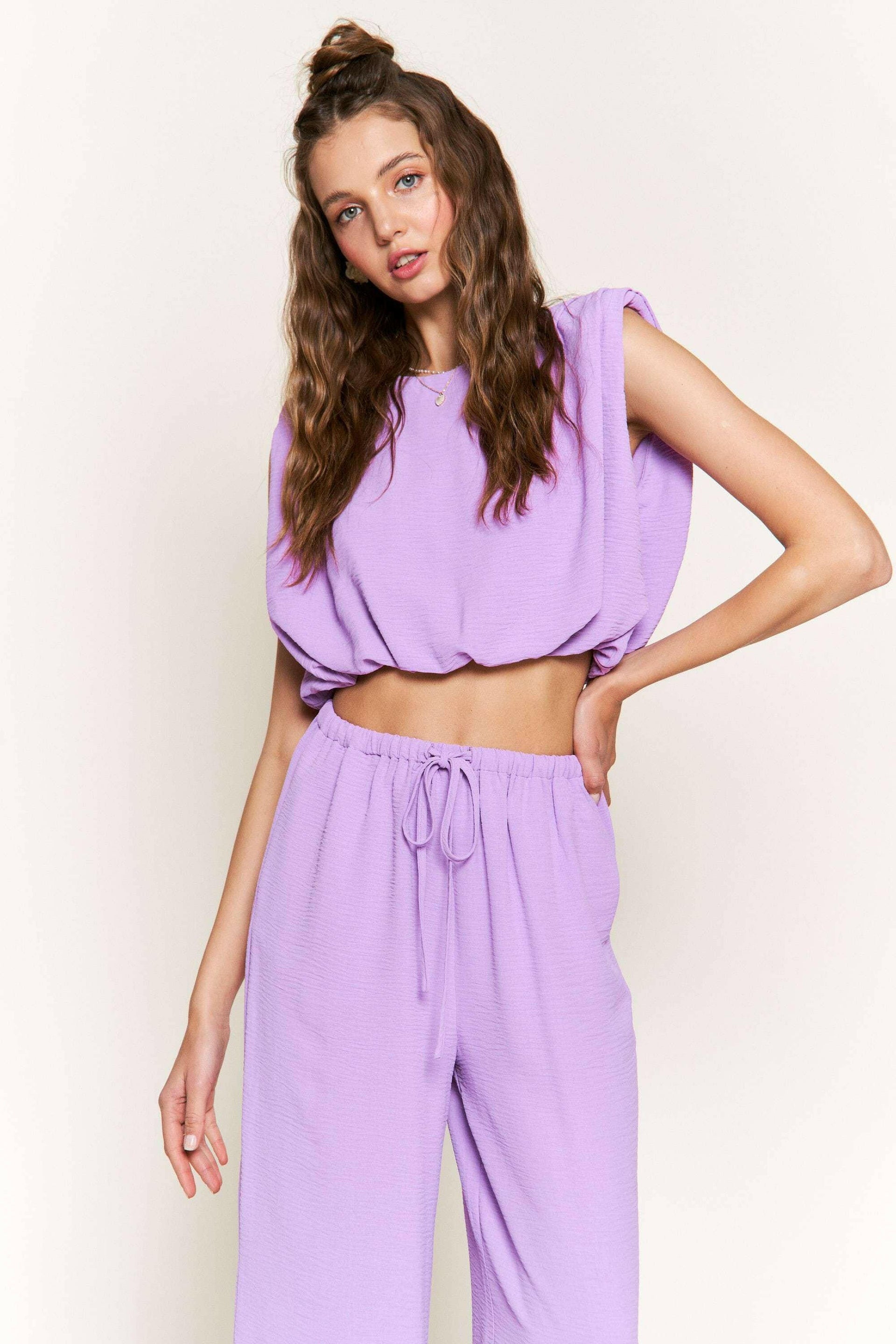 Lilac Luxe Crop Top-Tops-Krush Kandy, Women's Online Fashion Boutique Located in Phoenix, Arizona (Scottsdale Area)
