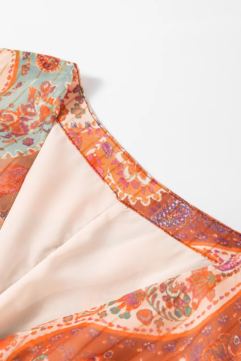 Tied Printed Balloon Sleeve Mini Dress-dresses-Krush Kandy, Women's Online Fashion Boutique Located in Phoenix, Arizona (Scottsdale Area)