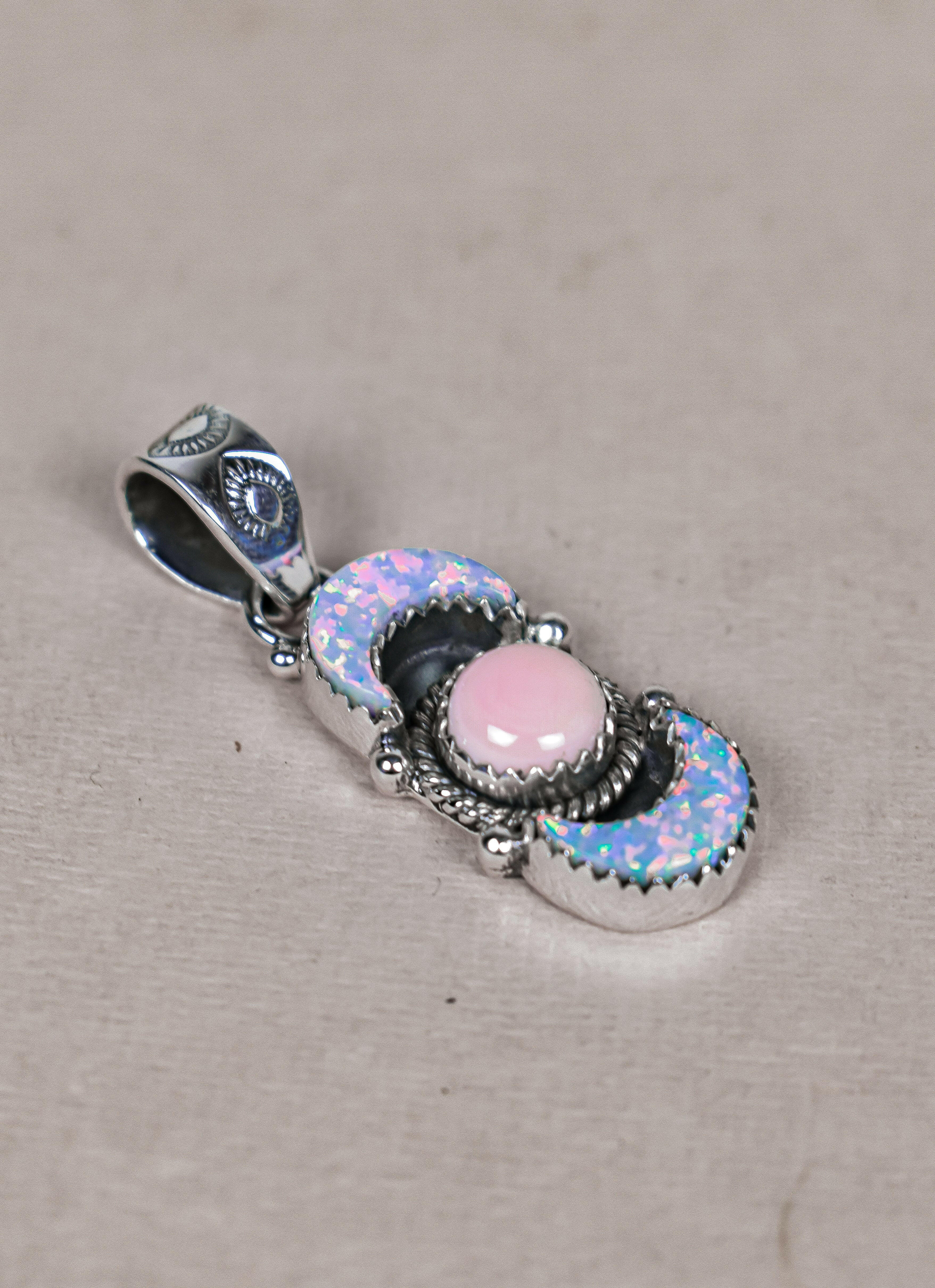 Lunar Crescent Pendant-Pendant Necklaces-Krush Kandy, Women's Online Fashion Boutique Located in Phoenix, Arizona (Scottsdale Area)