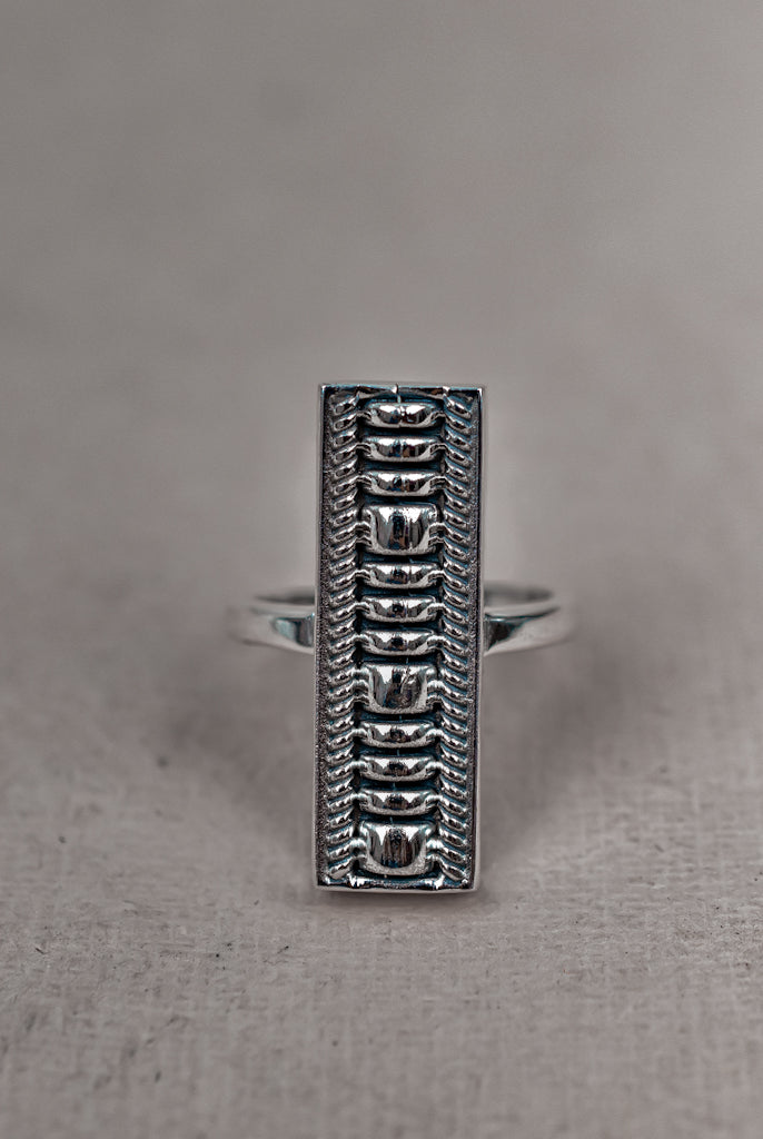Sterling Silver Zipper Ring-Rings-Krush Kandy, Women's Online Fashion Boutique Located in Phoenix, Arizona (Scottsdale Area)
