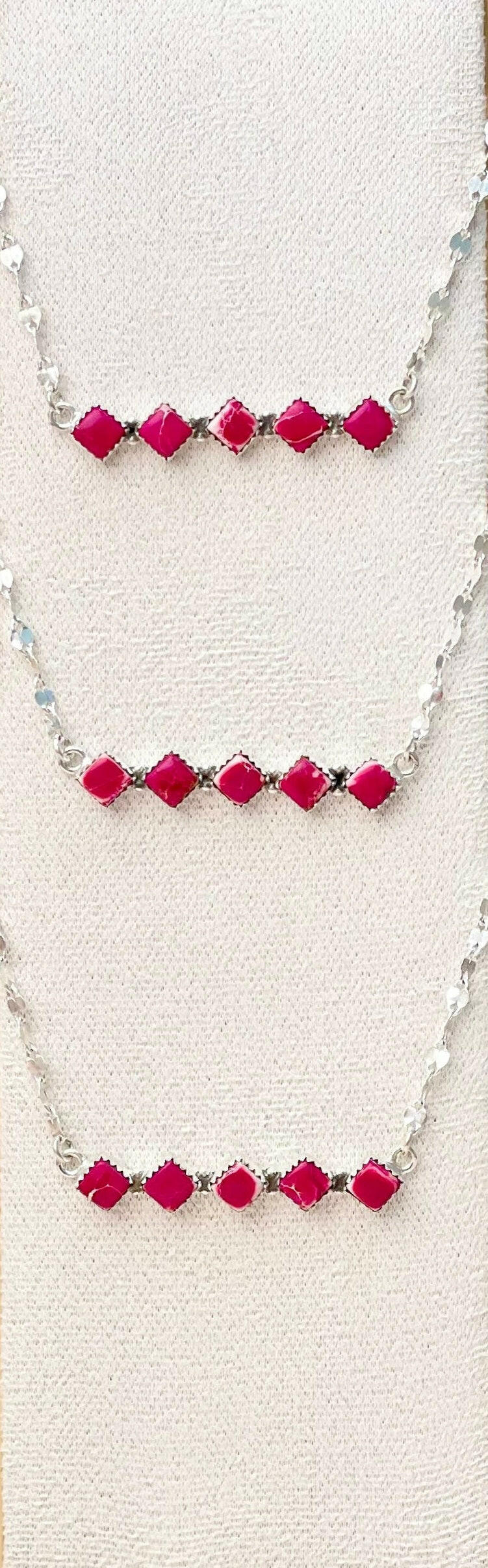 Desert Bar Jasper Fancy Chain Necklace-Necklaces-Krush Kandy, Women's Online Fashion Boutique Located in Phoenix, Arizona (Scottsdale Area)