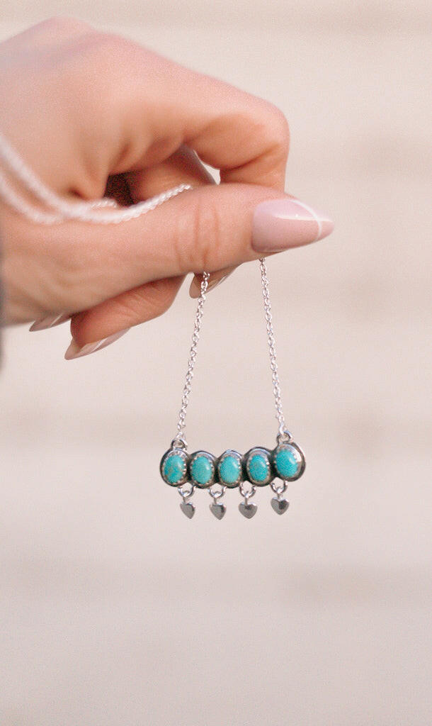 Heart's Desire Stone Necklace-Chain Necklaces-Krush Kandy, Women's Online Fashion Boutique Located in Phoenix, Arizona (Scottsdale Area)