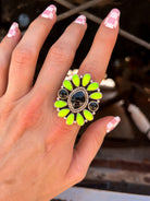 Krush Original Neon Opal & Black Onyx Rings-Krush Kandy, Women's Online Fashion Boutique Located in Phoenix, Arizona (Scottsdale Area)