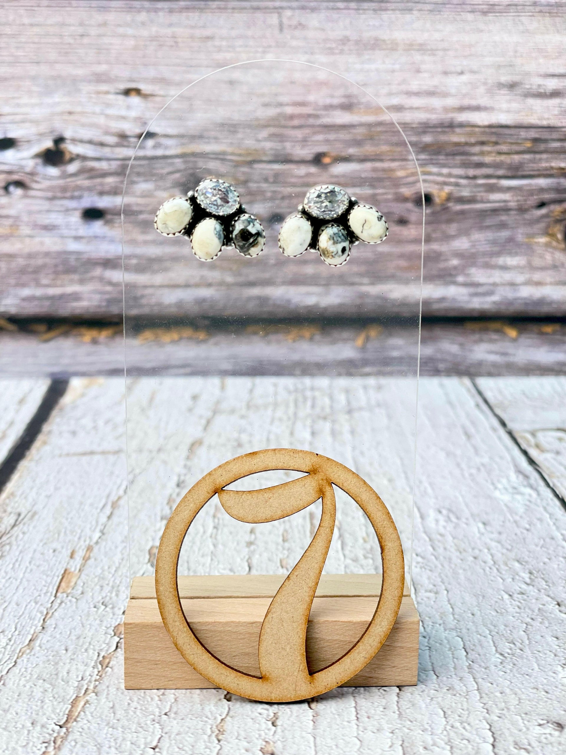 Mini Crystal Cluster Earrings-Earrings-Krush Kandy, Women's Online Fashion Boutique Located in Phoenix, Arizona (Scottsdale Area)