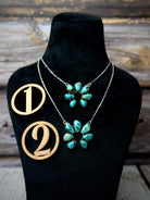 Turquoise Horseshoe Necklaces-Necklaces-Krush Kandy, Women's Online Fashion Boutique Located in Phoenix, Arizona (Scottsdale Area)