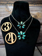 Turquoise Horseshoe Necklaces-Necklaces-Krush Kandy, Women's Online Fashion Boutique Located in Phoenix, Arizona (Scottsdale Area)