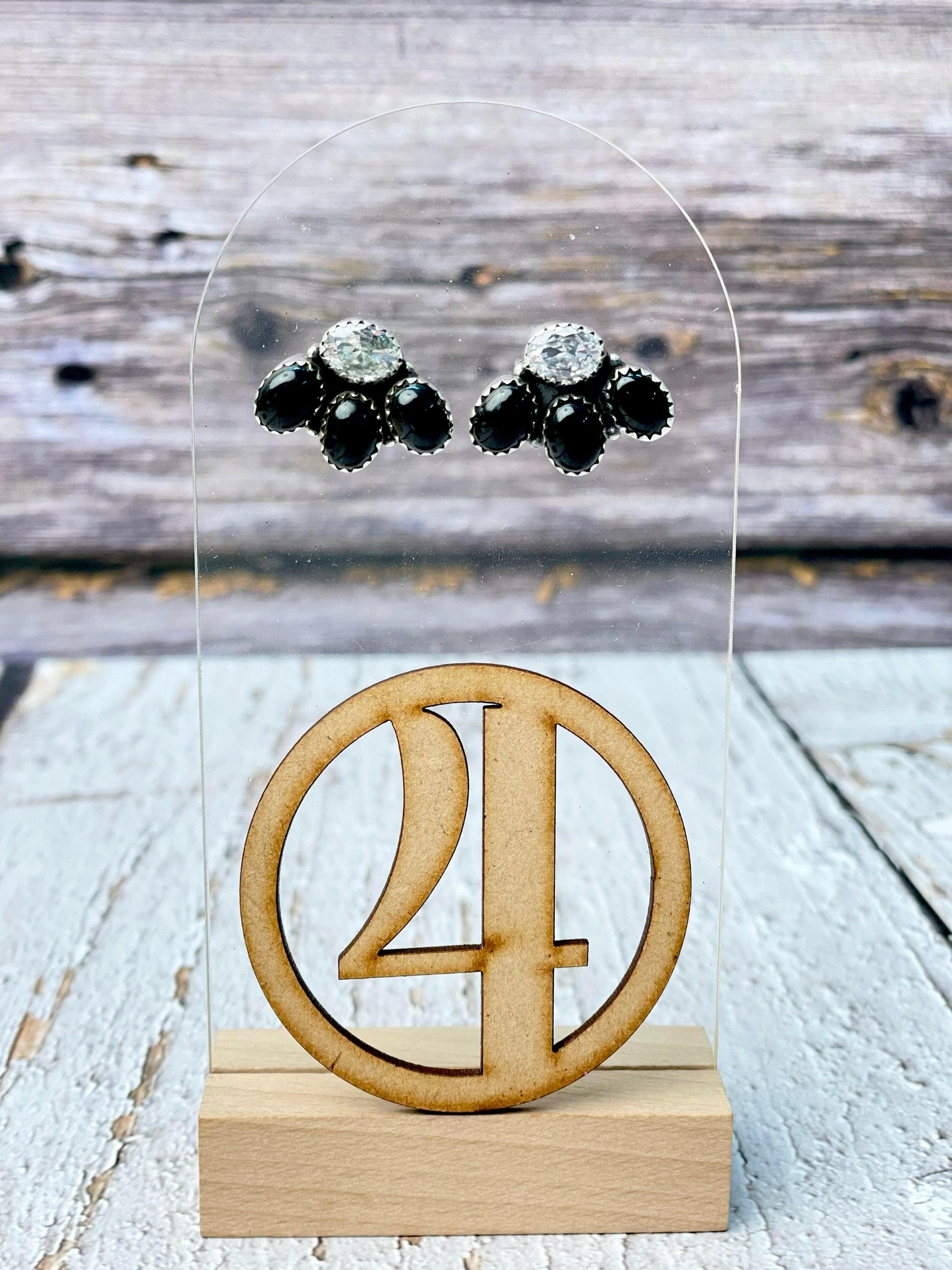 Mini Crystal Cluster Earrings-Earrings-Krush Kandy, Women's Online Fashion Boutique Located in Phoenix, Arizona (Scottsdale Area)