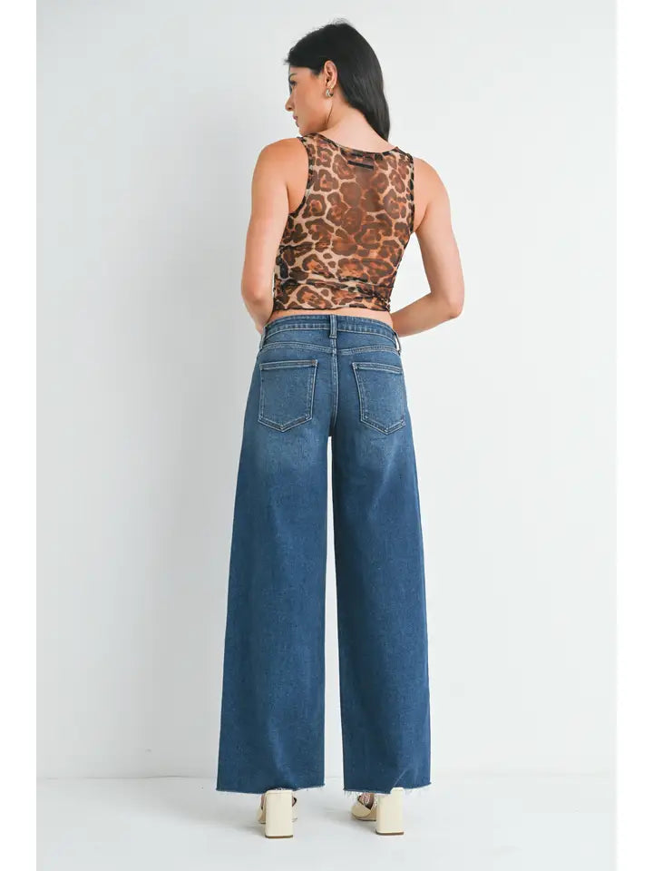 Relaxed Wide Leg Jeans-Jeans-Krush Kandy, Women's Online Fashion Boutique Located in Phoenix, Arizona (Scottsdale Area)