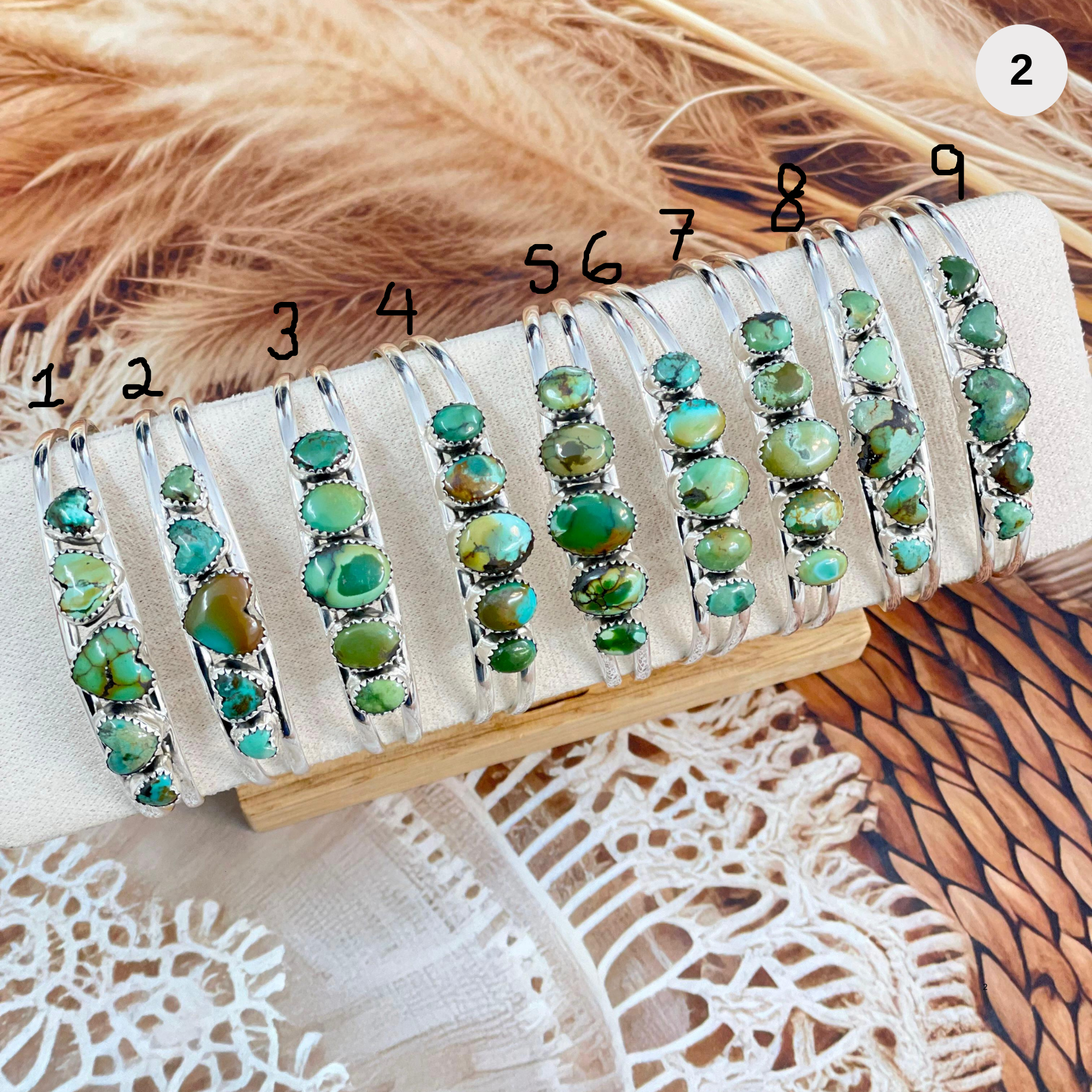 One Of A Kind Turquoise Bracelets-Bracelets-Krush Kandy, Women's Online Fashion Boutique Located in Phoenix, Arizona (Scottsdale Area)