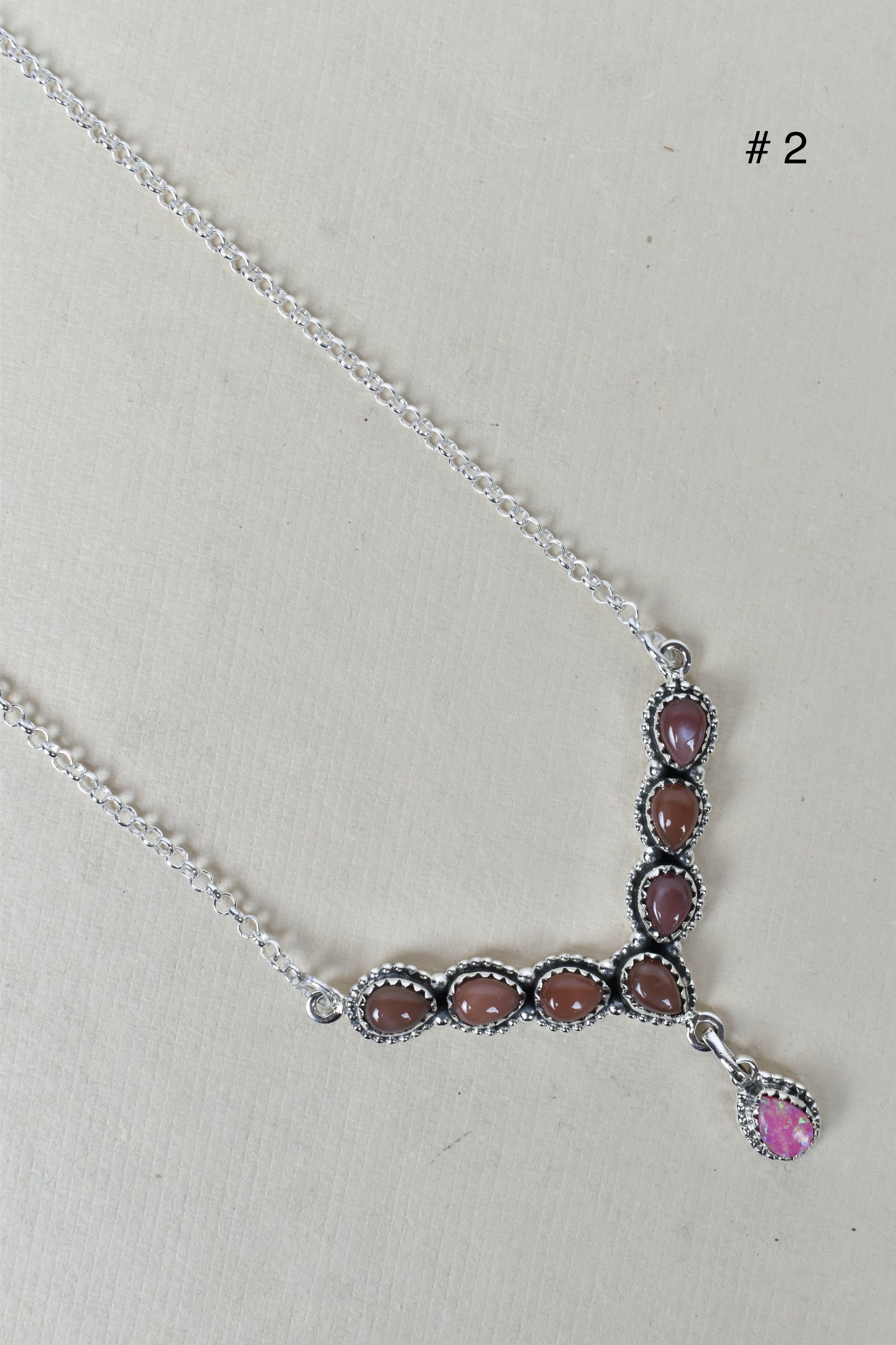 Y Knot Sterling Silver Necklace-Lariat and Y Necklaces-Krush Kandy, Women's Online Fashion Boutique Located in Phoenix, Arizona (Scottsdale Area)