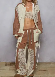 POL Floral Patchwork Thermal Jacket-Jacket-Krush Kandy, Women's Online Fashion Boutique Located in Phoenix, Arizona (Scottsdale Area)