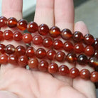 8mm Carnelian B Beaded Stretch Bracelet-Chain Bracelets-Krush Kandy, Women's Online Fashion Boutique Located in Phoenix, Arizona (Scottsdale Area)