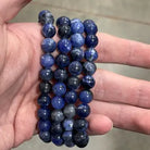 8mm Lapis Lazuli Beaded Stretch Bracelet-Beaded Bracelets-Krush Kandy, Women's Online Fashion Boutique Located in Phoenix, Arizona (Scottsdale Area)