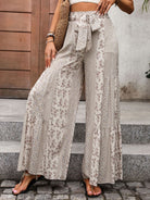 Printed Wide Leg Pants-Pants-Krush Kandy, Women's Online Fashion Boutique Located in Phoenix, Arizona (Scottsdale Area)