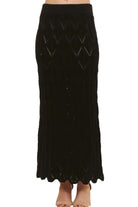 ADORA Scallop Trim Detail Knit Skirt-Skirts-Krush Kandy, Women's Online Fashion Boutique Located in Phoenix, Arizona (Scottsdale Area)