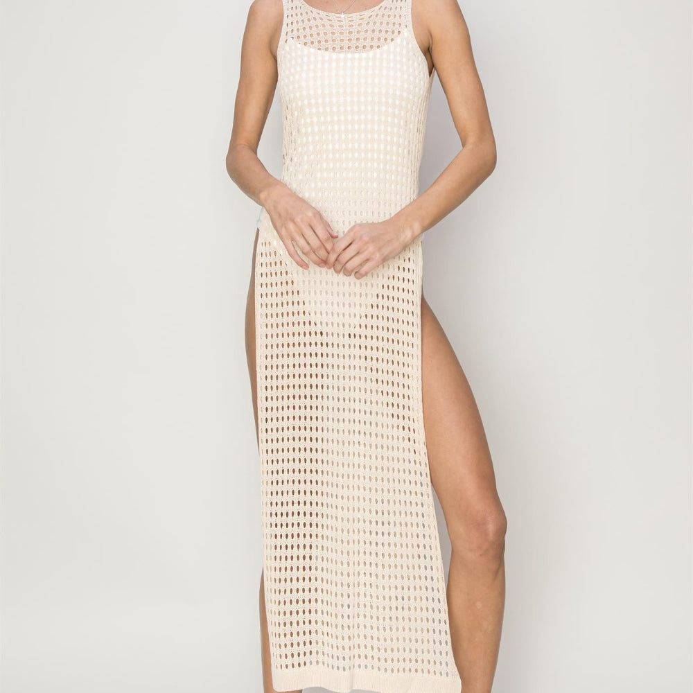 HYFVE Crochet Backless Cover Up Dress-Krush Kandy, Women's Online Fashion Boutique Located in Phoenix, Arizona (Scottsdale Area)