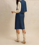 Open Front Vest and Buttoned Skirt Set-2 Piece Outfit Sets-Krush Kandy, Women's Online Fashion Boutique Located in Phoenix, Arizona (Scottsdale Area)