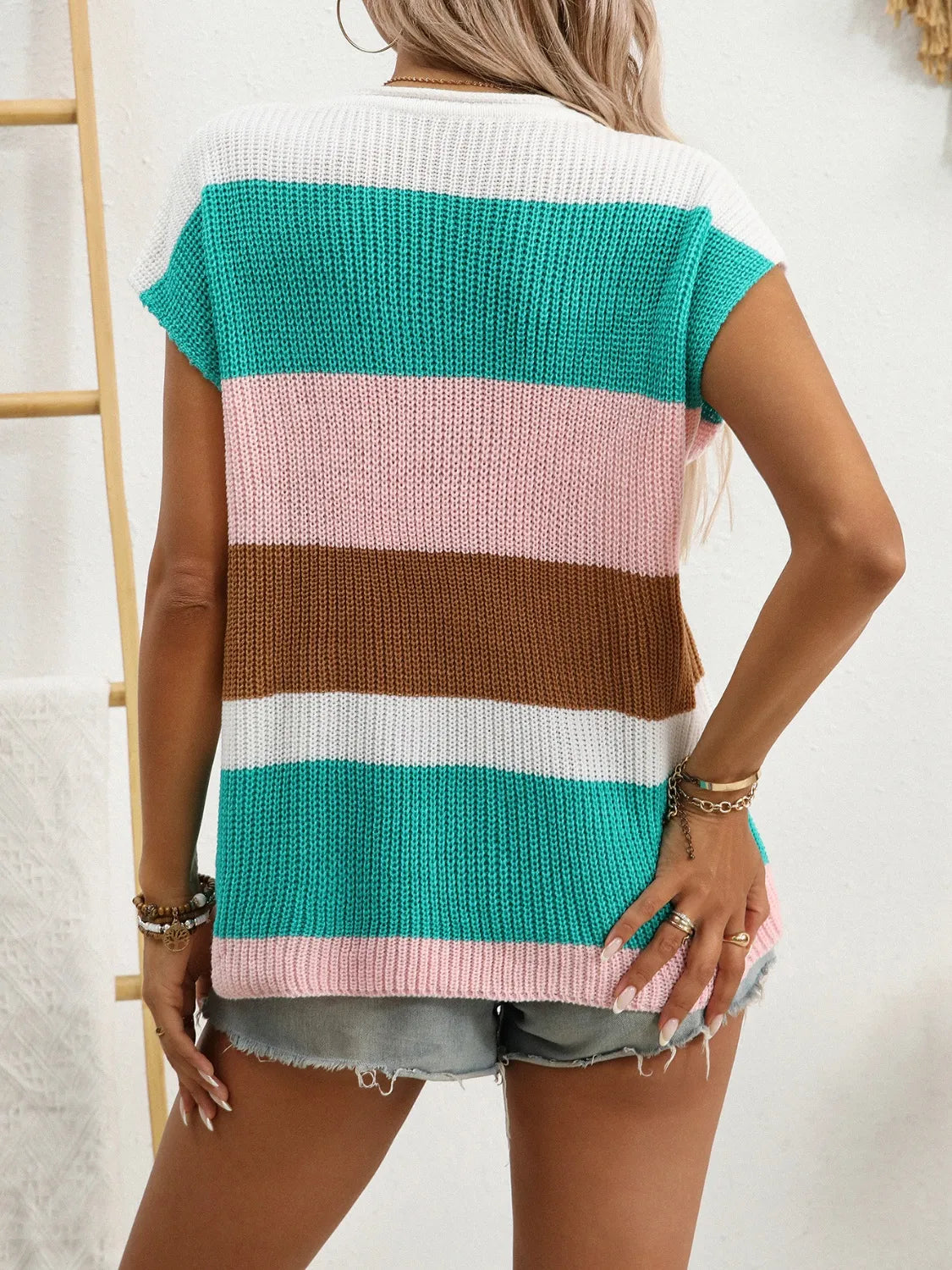 Color Block Knit Top-Krush Kandy, Women's Online Fashion Boutique Located in Phoenix, Arizona (Scottsdale Area)