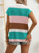 Color Block Knit Top-Krush Kandy, Women's Online Fashion Boutique Located in Phoenix, Arizona (Scottsdale Area)