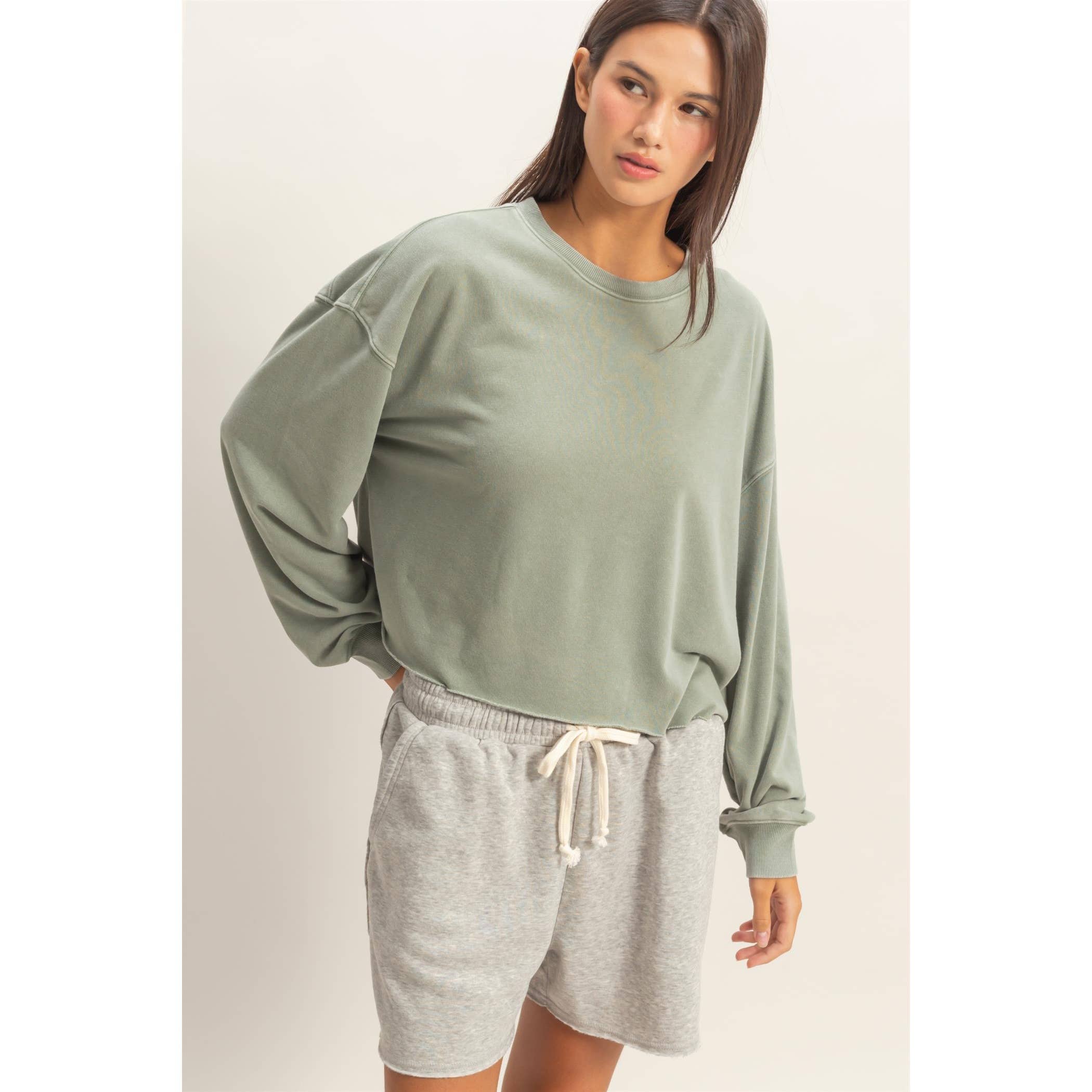 Soft Mineral Wash Sweatshirt