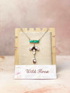 Evelyn's Cluster Bar Necklace-Necklaces-Krush Kandy, Women's Online Fashion Boutique Located in Phoenix, Arizona (Scottsdale Area)