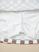 Checkered Print Polo Collar Cropped Long Sleeve Top and Drawstring Mini Skirt Set-2 Piece Outfit Sets-Krush Kandy, Women's Online Fashion Boutique Located in Phoenix, Arizona (Scottsdale Area)