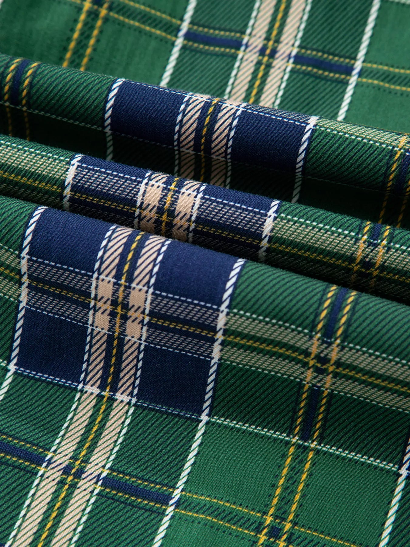 Plaid Frilly Collar Long Sleeve Shift Mini Dress-Dresses-Krush Kandy, Women's Online Fashion Boutique Located in Phoenix, Arizona (Scottsdale Area)