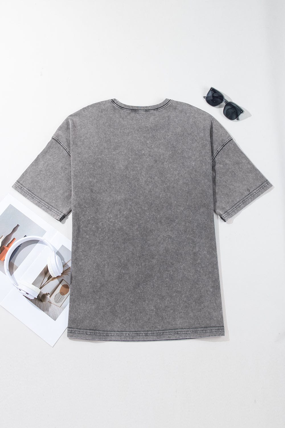 Vintage Wash Pocket Tee-Tops-Krush Kandy, Women's Online Fashion Boutique Located in Phoenix, Arizona (Scottsdale Area)