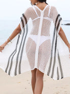 Open Front Contrast Openwork Cover-Up-Krush Kandy, Women's Online Fashion Boutique Located in Phoenix, Arizona (Scottsdale Area)