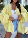 Open Front Long Sleeve Cardigan-tops-Krush Kandy, Women's Online Fashion Boutique Located in Phoenix, Arizona (Scottsdale Area)