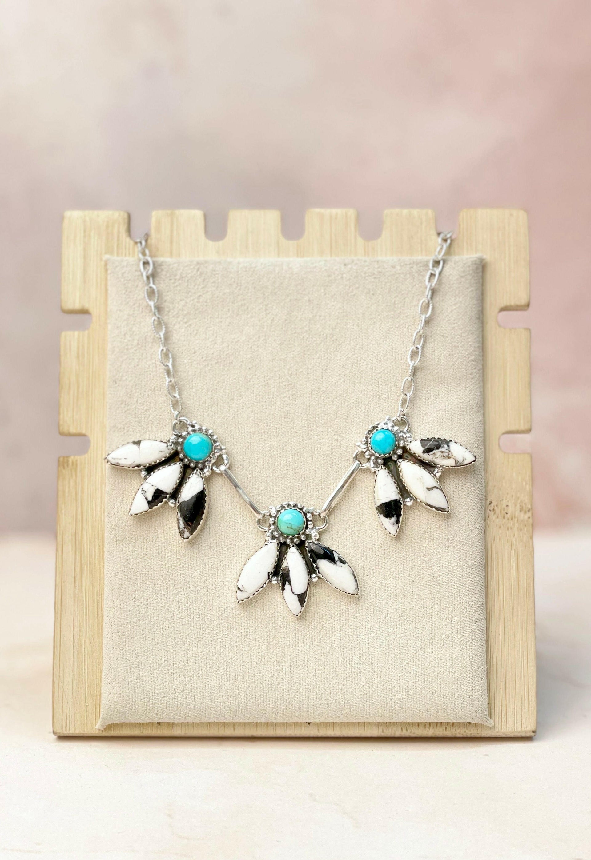Desert Daisy Petals Necklace-Necklaces-Krush Kandy, Women's Online Fashion Boutique Located in Phoenix, Arizona (Scottsdale Area)
