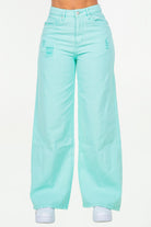 Aqua Bliss High Waist Wide Leg Jeans-Krush Kandy, Women's Online Fashion Boutique Located in Phoenix, Arizona (Scottsdale Area)