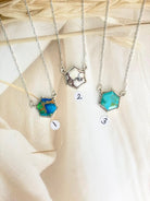 Hexagon Chain Pendants sno 23-Pendant Necklaces-Krush Kandy, Women's Online Fashion Boutique Located in Phoenix, Arizona (Scottsdale Area)