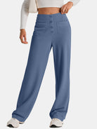 High Waist Wide Leg Pants-Pants-Krush Kandy, Women's Online Fashion Boutique Located in Phoenix, Arizona (Scottsdale Area)