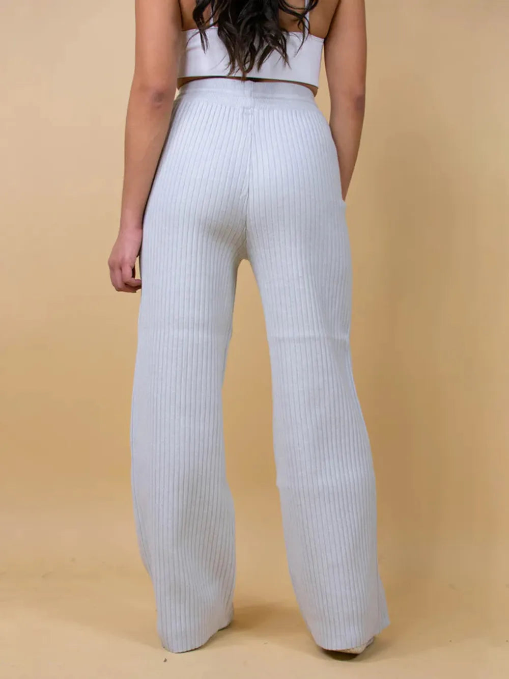 Ribbed Wide Leg Sweater Pants-pants-Krush Kandy, Women's Online Fashion Boutique Located in Phoenix, Arizona (Scottsdale Area)