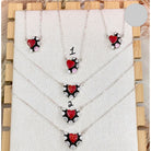 If I Had A Heart Stone Necklace-Chain Necklaces-Krush Kandy, Women's Online Fashion Boutique Located in Phoenix, Arizona (Scottsdale Area)