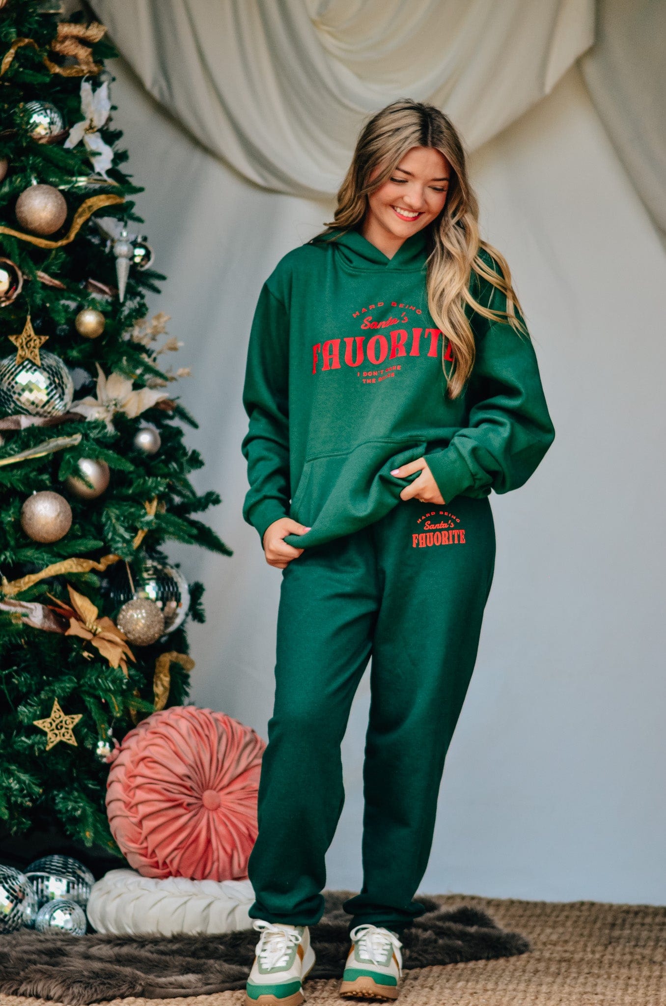 Santa's Favorite Hoodie-Krush Kandy, Women's Online Fashion Boutique Located in Phoenix, Arizona (Scottsdale Area)