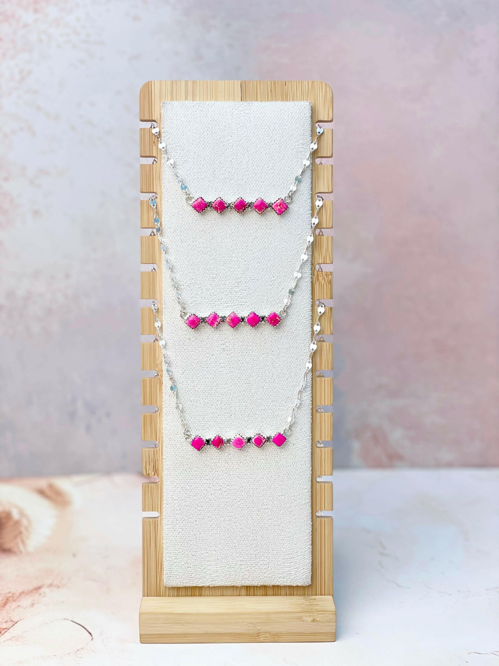 Desert Bar Jasper Fancy Chain Necklace-Necklaces-Krush Kandy, Women's Online Fashion Boutique Located in Phoenix, Arizona (Scottsdale Area)