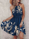 Paisley Print Halter Neck Mini Dress-Krush Kandy, Women's Online Fashion Boutique Located in Phoenix, Arizona (Scottsdale Area)