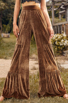 High Waist Wide Leg Pants-Pants-Krush Kandy, Women's Online Fashion Boutique Located in Phoenix, Arizona (Scottsdale Area)