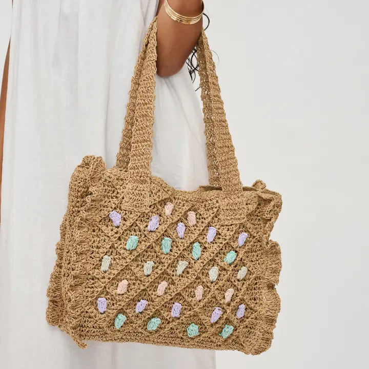 Calliope Straw Beach Summer Tote-Krush Kandy, Women's Online Fashion Boutique Located in Phoenix, Arizona (Scottsdale Area)